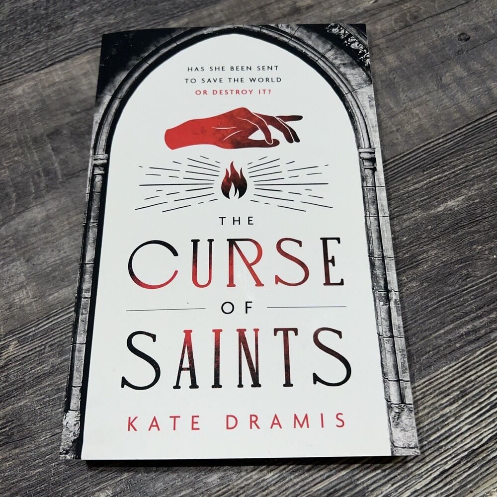 SIGNED The Curse of Saints by Kate Dramis Fantasy Fiction